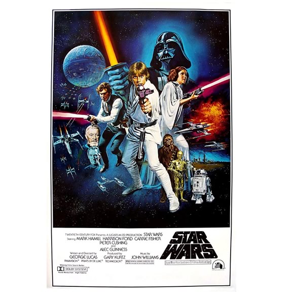 Quadro Star Wars - Uma Nova Esperança