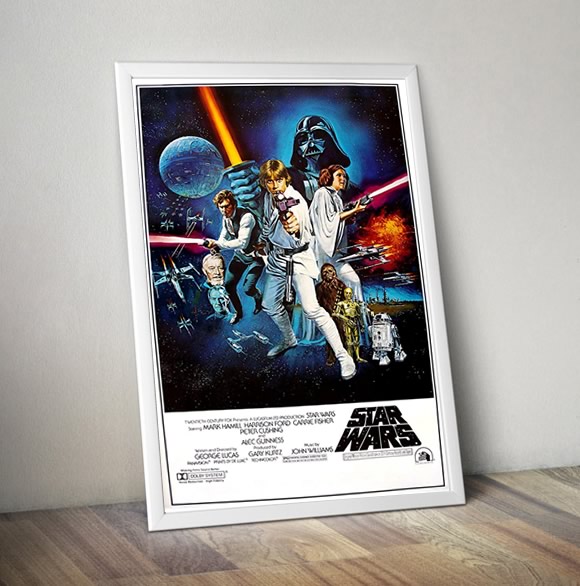 Quadro Star Wars - Uma Nova Esperança