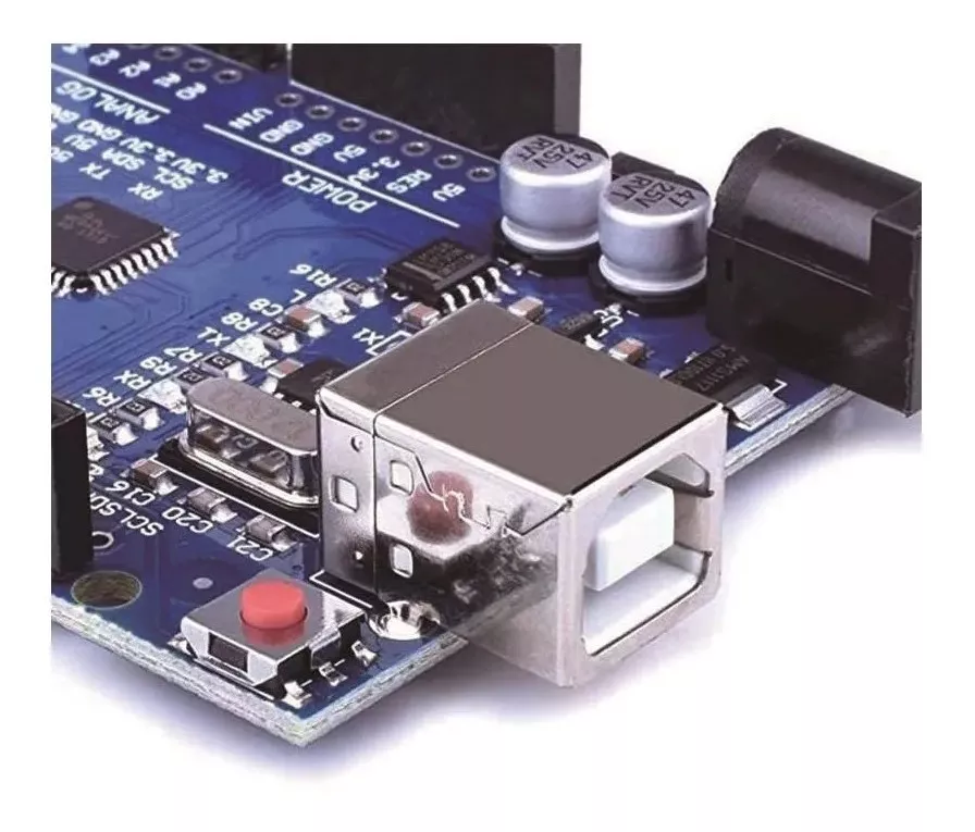 Placa CompatÃvel Com Arduino Uno Atmega328 Smd + Cabo Usb - Imagem 3